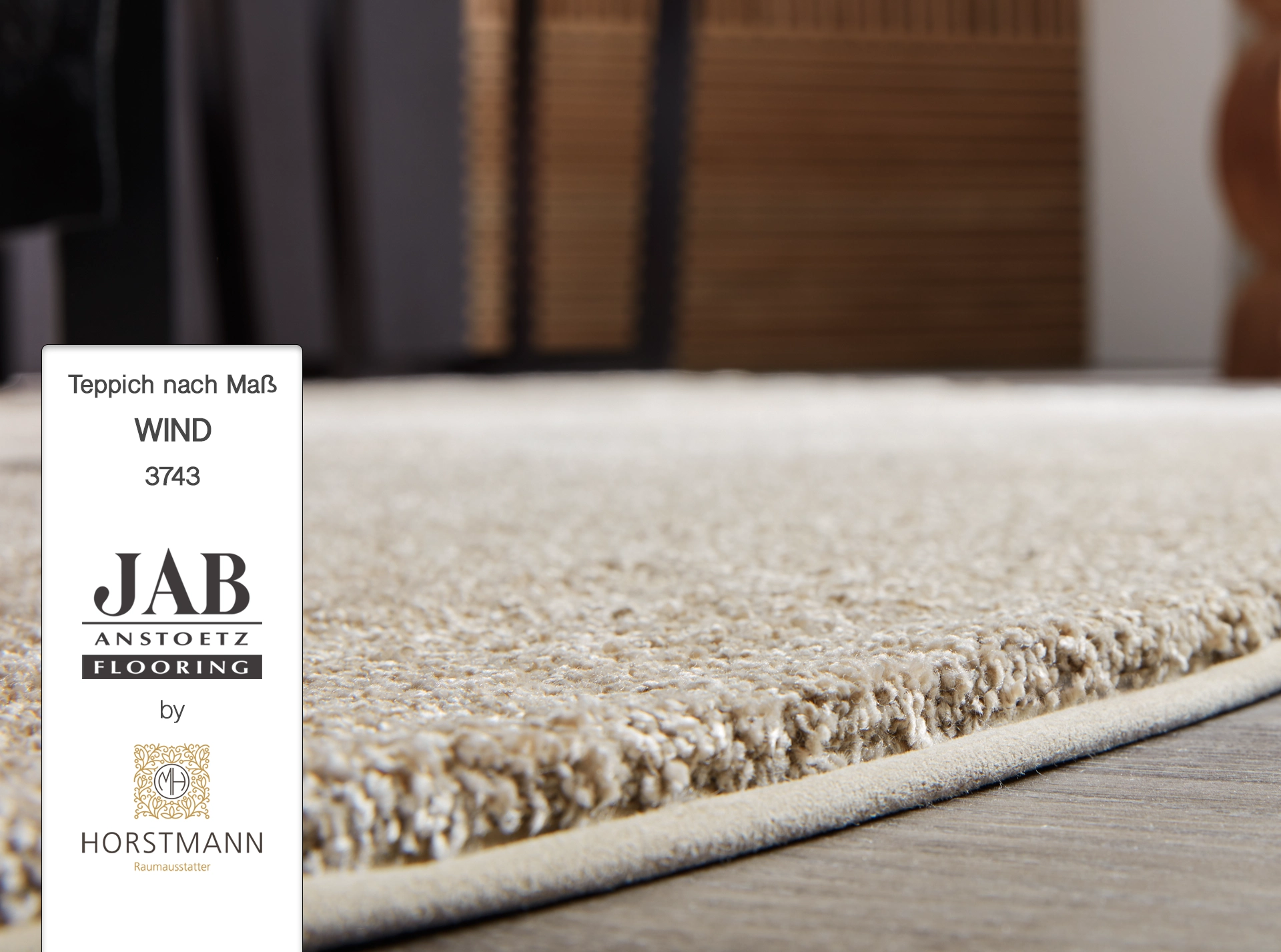 Teppich beige - JAB Wind Teppich nach Maß