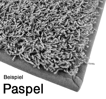 JAB Paspel Teppich mit 1cm. Paspel-Einfassung